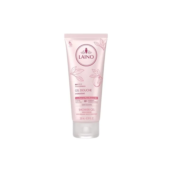 Laino Gentle Summer Moisturising Shower Gel with White Peach Pulp 200ml