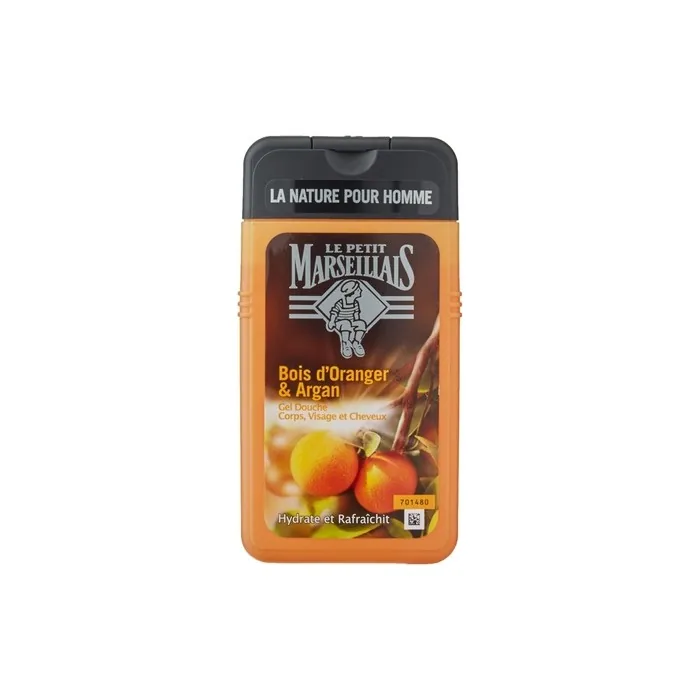 Le Petit Marseillais Shower Gel for Men Orange Wood and Argan 250ml