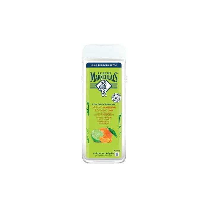 Le Petit Marseillais Extra Gentle Shower Cream Organic Tangerine & Organic Lime 400ml