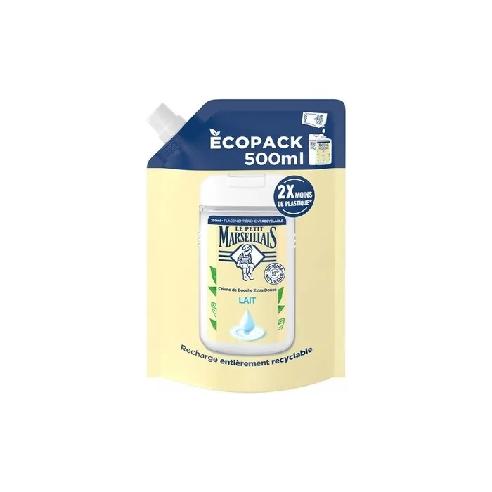 Le Petit Marseillais Extra Gentle Shower Cream Milk Eco-Refill 500ml