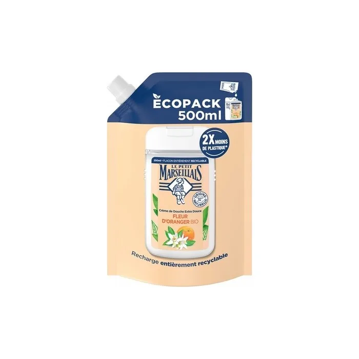 Le Petit Marseillais Extra Gentle Orange Blossom Shower Cream Eco-Refill