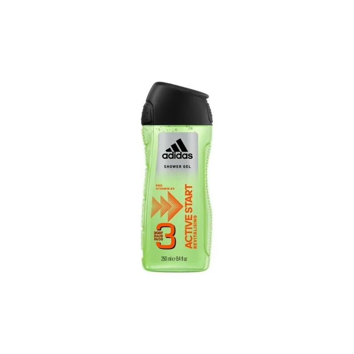 Adidas Active Start Hair & Body Shower Gel 3 In 1 For Men
