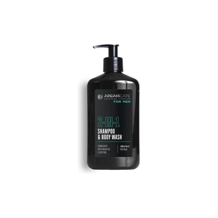 Arganicare 2-In-1 Shampoo + Energizing Shower Gel 400 Ml