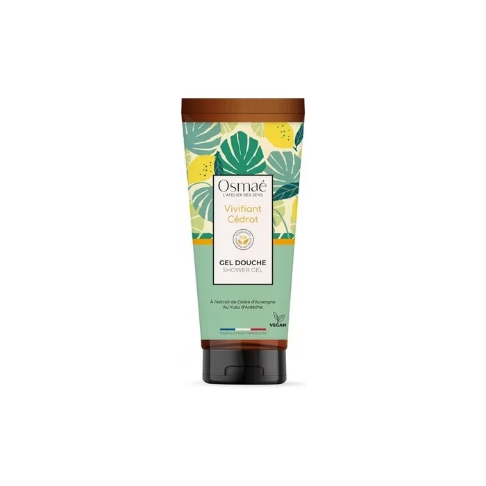 Osmae Invigorating Shower Gel Cedrat 200ml - Cleansing Product for Face