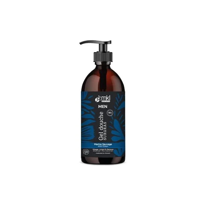 Mkl Green Nature Gel Douche for Men 1L Marine Sauvage