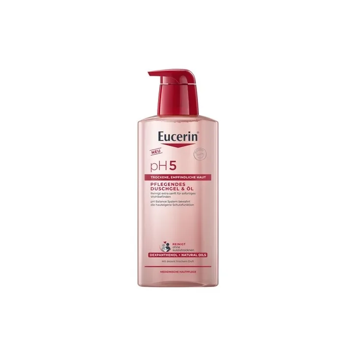 Eucerin Shower Gel & Oil Ph5 - Gentle And Hydrating Body Wash