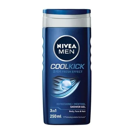 Nivea Men Shower Gel Cool Kick Refreshing Shower Gel For Men