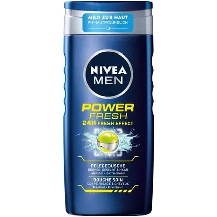 NIVEA MEN Power Fresh Nourishing Shower Gel 250ml