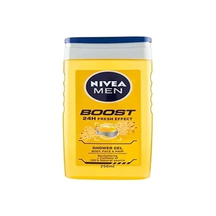 Nivea Shower Gel For Men 250ml Boost 24h Fresh Effect