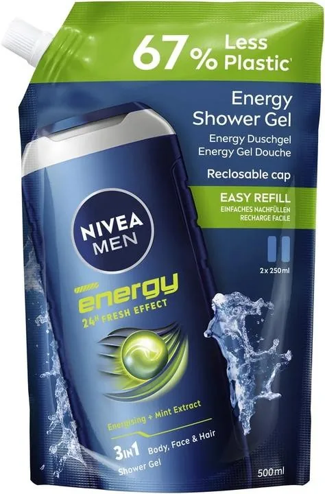Nivea Men Shower Energy Refill