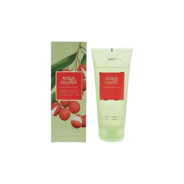 4711 Acqua Colonia Lychee White Mint Shower Gel 200ml For Women
