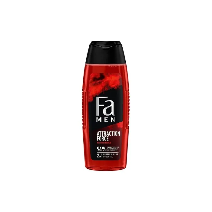 Fa Men Attraction Force 2in1 Body & Hair Shower Gel with Refreshing Bergamot & Lime Scent 250ml
