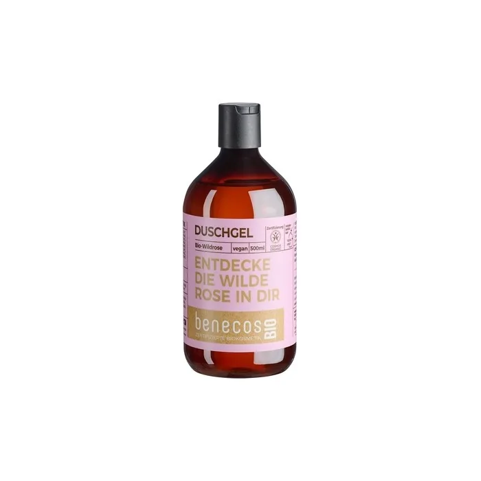 Benecosbio Wild Rose Shower Gel - Discover the Wild Rose Within You - Vegan