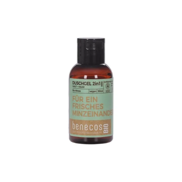 Benecos 2-in-1 Mint Shower Gel 50ml