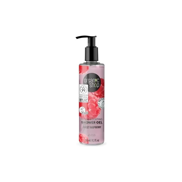 Organic Shop Sense Boosting Shower Gel Sweet Raspberry 280ml
