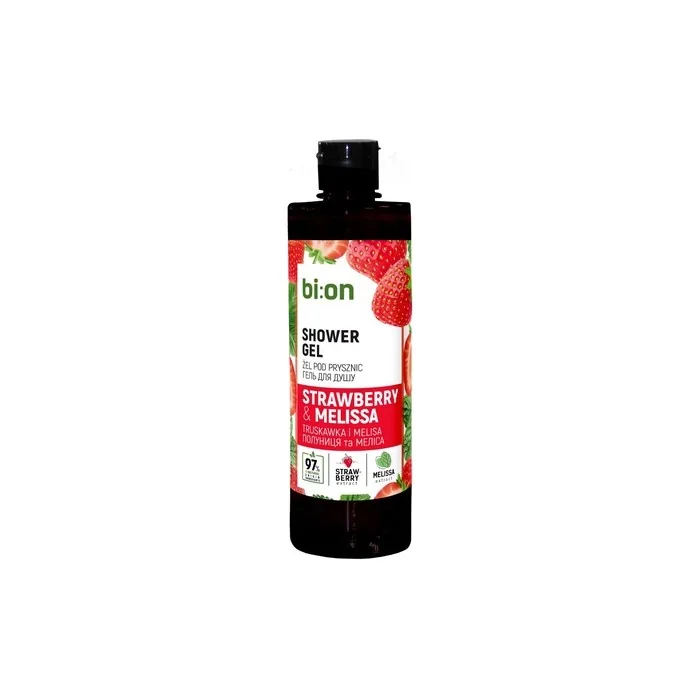 Elfa Pharm Bio Naturell Creamy Shower Gel Strawberry And Melissa 473 Ml