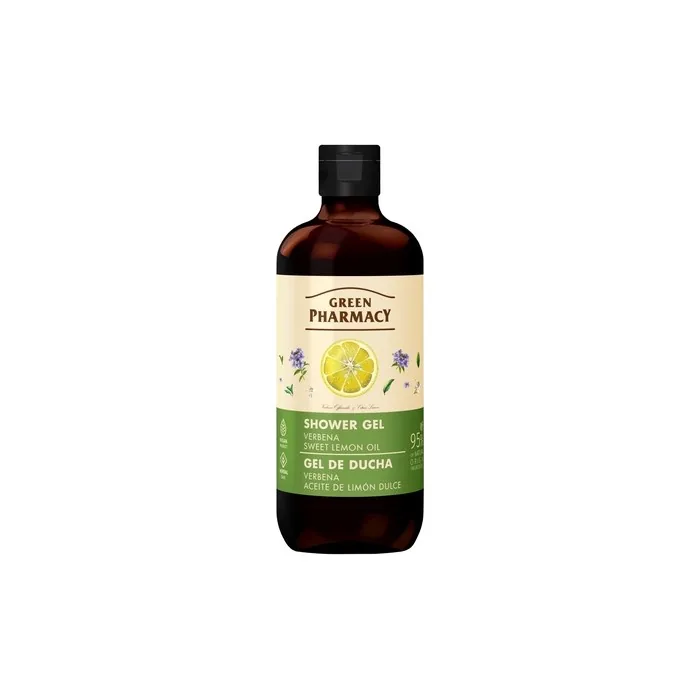 Elfa Pharm Green Pharmacy Shower Gel Verbena Sweet Lemon Oil 500 Ml