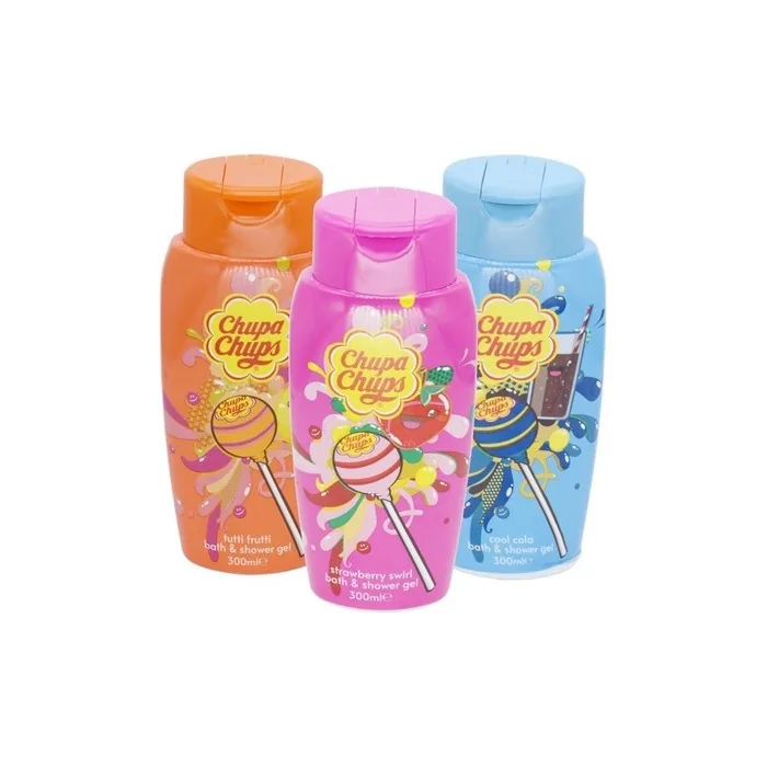 Chupa Chups Bath & Shower Gel Strawberryswirl Tuttifrutti Coolcola 300ml
