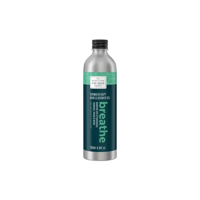 Scottish Fine Soaps Aromatherapy Breathe Bath & Shower Gel 250ml