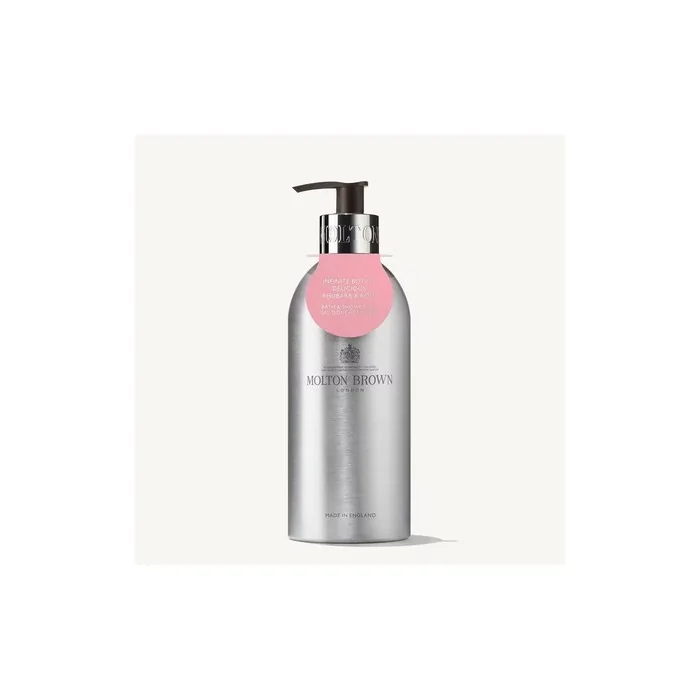 Molton Brown Delicious Rhubarb And Rose Bath And Shower Gel Infinite Bottle 400ml
