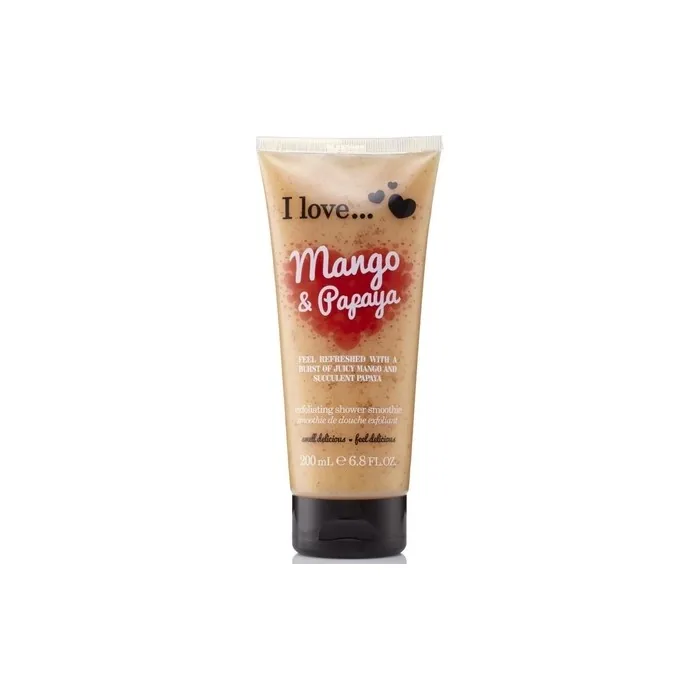 I Love Originals Mango and Papaya Shower Smoothie Enriched with Natural Almond