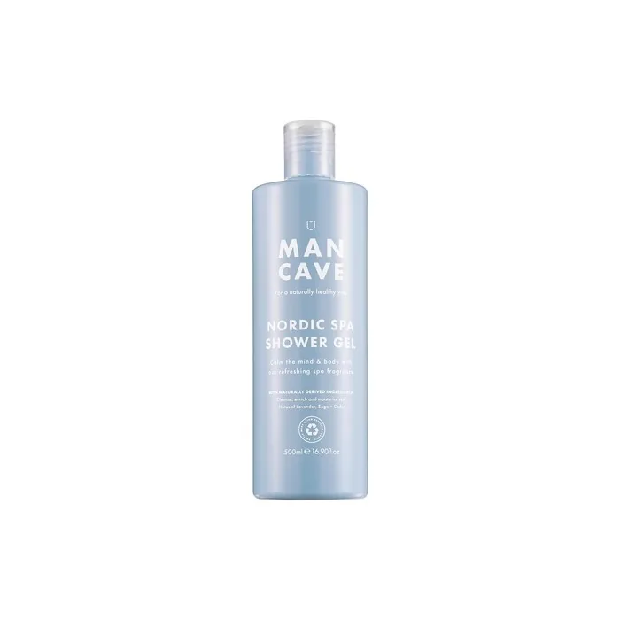 Mancave Nordic Spa Shower Gel For Men 500ml Vegan With Natural Ingredients