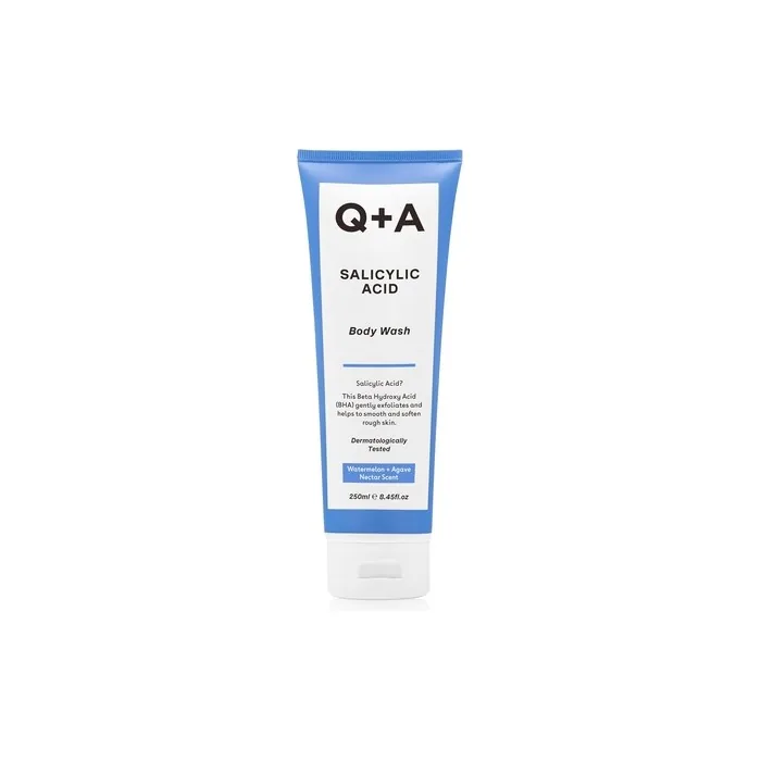 Q+A Salicylic Acid Body Wash for Invigorating Body Care Gel-Based Shower