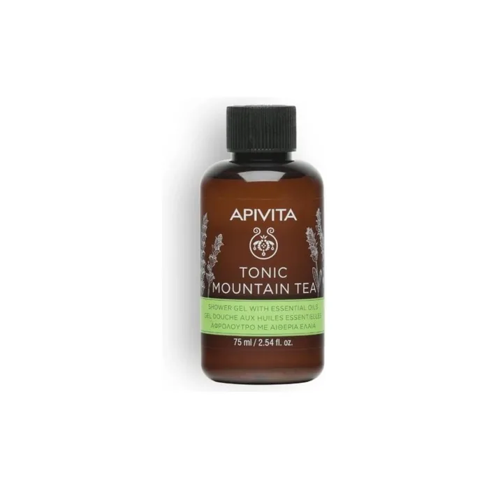 Apivita Mountain Tea Bath Gel with Mountain Tea