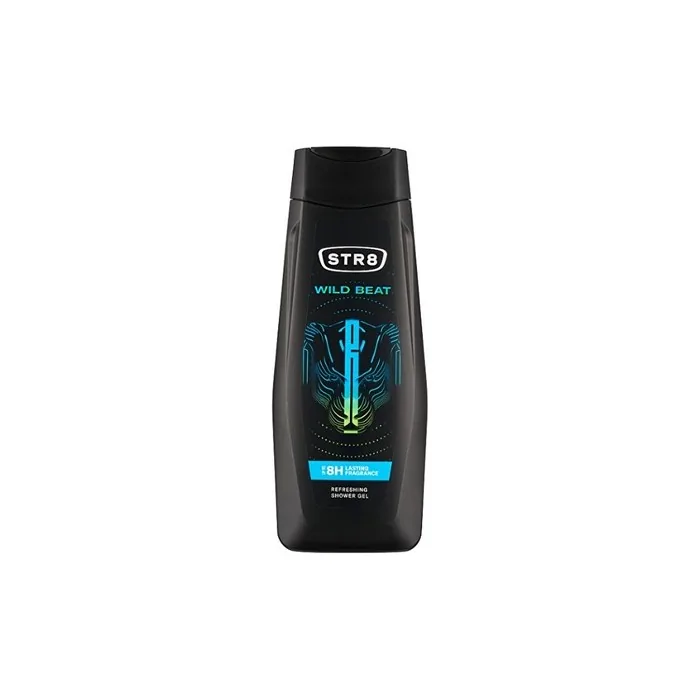 STR8 Wild Beat Shower Gel 400ml - Refreshing Body Cleanser with Long-Lasting Fragrance