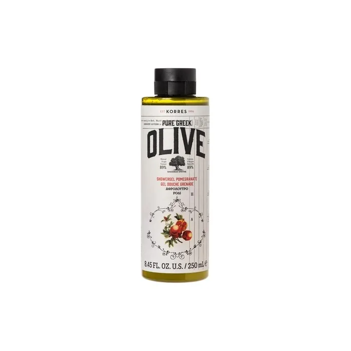 KORRES Olive Pomegranate Moisturising Shower Gel with Extra Virgin Olive Oil 250ml