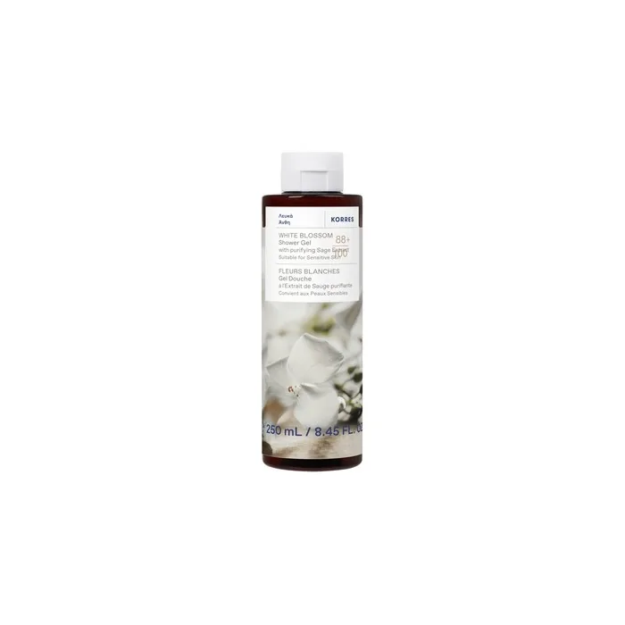 KORRES White Blossom Shower Gel 250ml - Moisturizing Gel Cleanser
