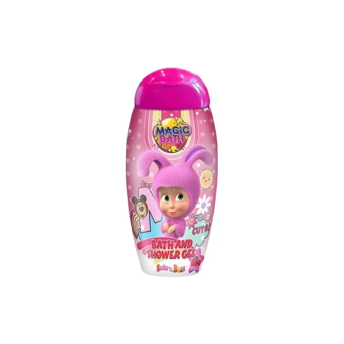 Masha & The Bear Magic Bath Bath & Shower Gel Raspberry 200 Ml