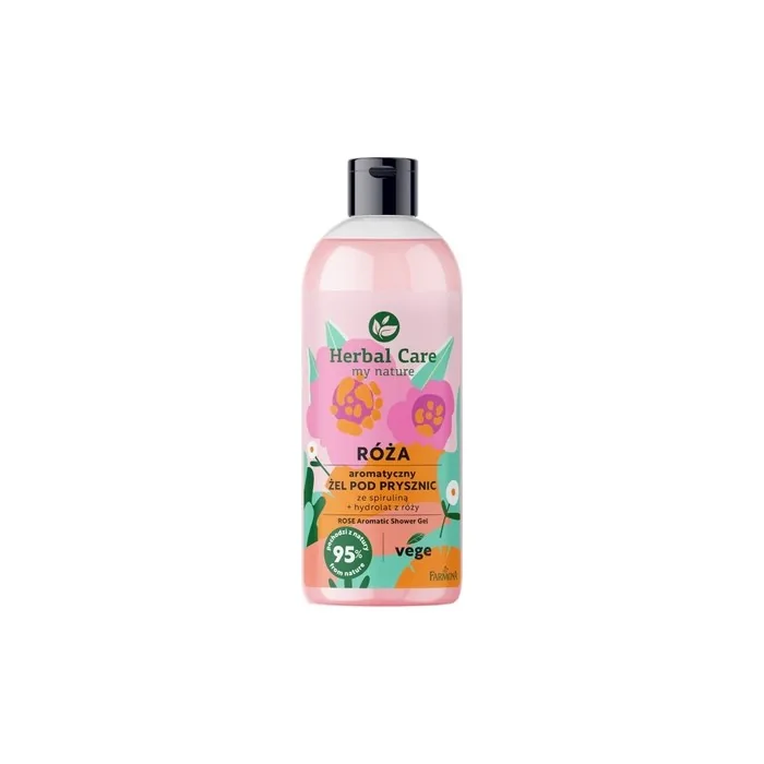 Farmona Herbal Care Aromatic Shower Gel With Spirulina Rose 500ml