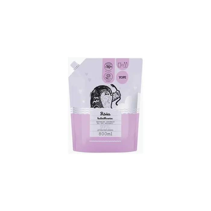 Yope Natural Shower Gel | Rose & Incense Stone | Refill