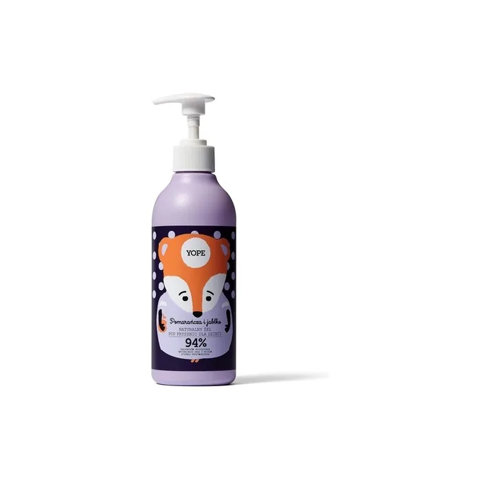 Yope Natural Shower Gel for Children Orange and Apple 400ml