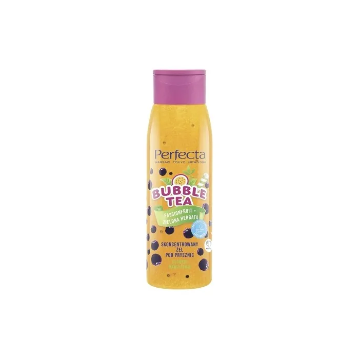 Perfecta Bubble Tea Concentrate Shower Gel Passionfruit and Green Tea