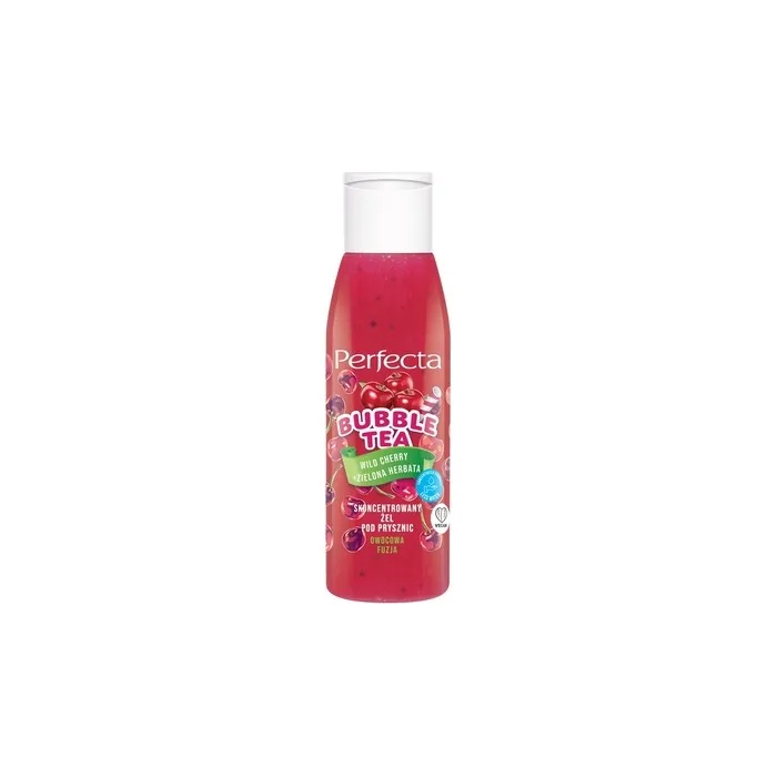Perfecta Bubble Tea Shower Gel Wild Cherry Green Tea 100ml