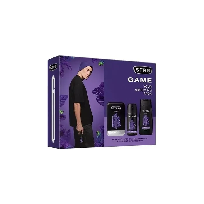 Str8 Game Asl 100ml With Deodorant 150ml And Shower Gel 250ml