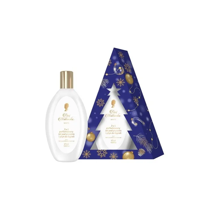 Miraculum Pani Walewska Christmas Tree 2 In 1 Perfumed Shower Gel And Bath Liquid White 475 Ml