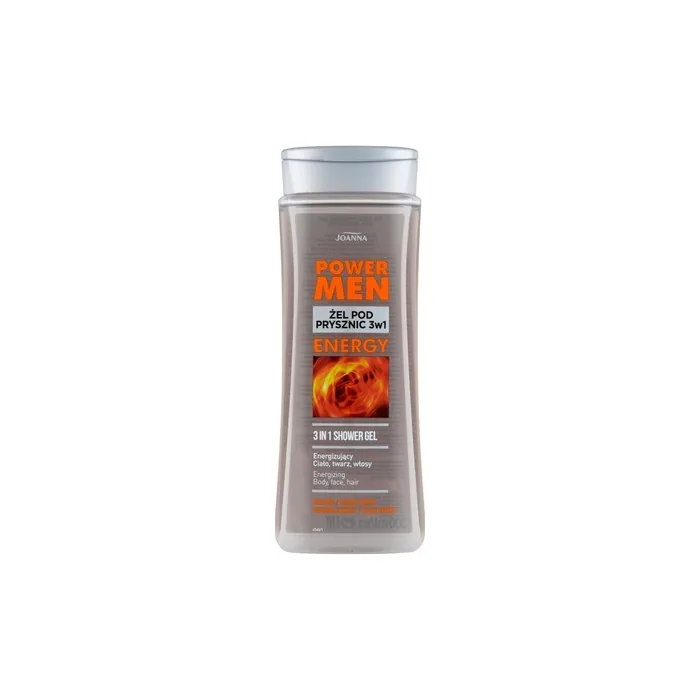 Joanna Power Men Energizing Shower Gel For Men Black Pepper & Guarana 300ml
