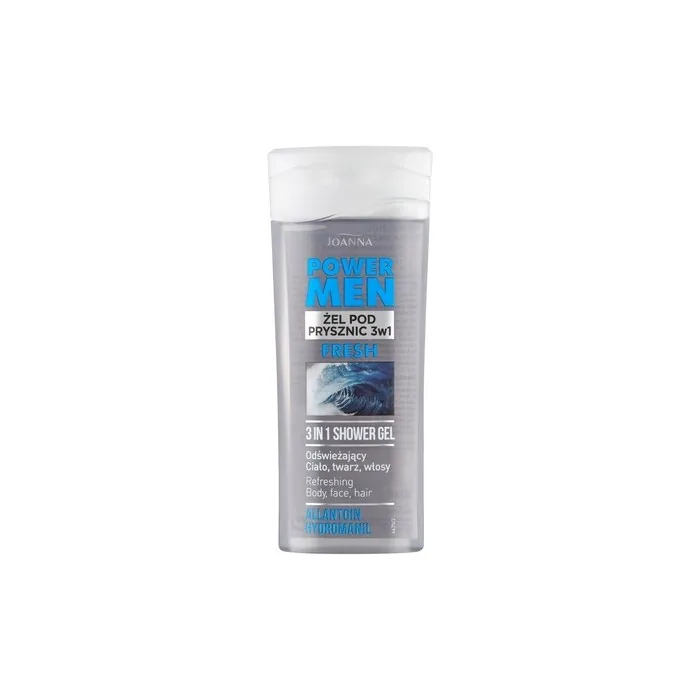 Joanna Power Men Refreshing Shampoo-Shower Gel 3 In 1 - 100ml