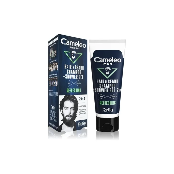 Cameleo For Men Hair Wash and Shower Gel 2 in 1 Clean and Fresh Body