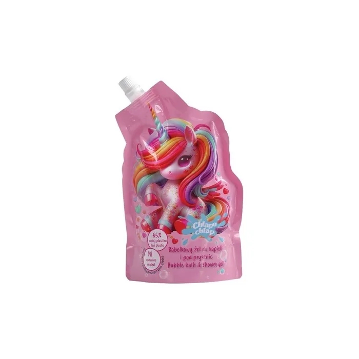 Chlapu Chlap Bubbly Bath Gel For Bath And Shower Cotton Candy Scent 400 Ml