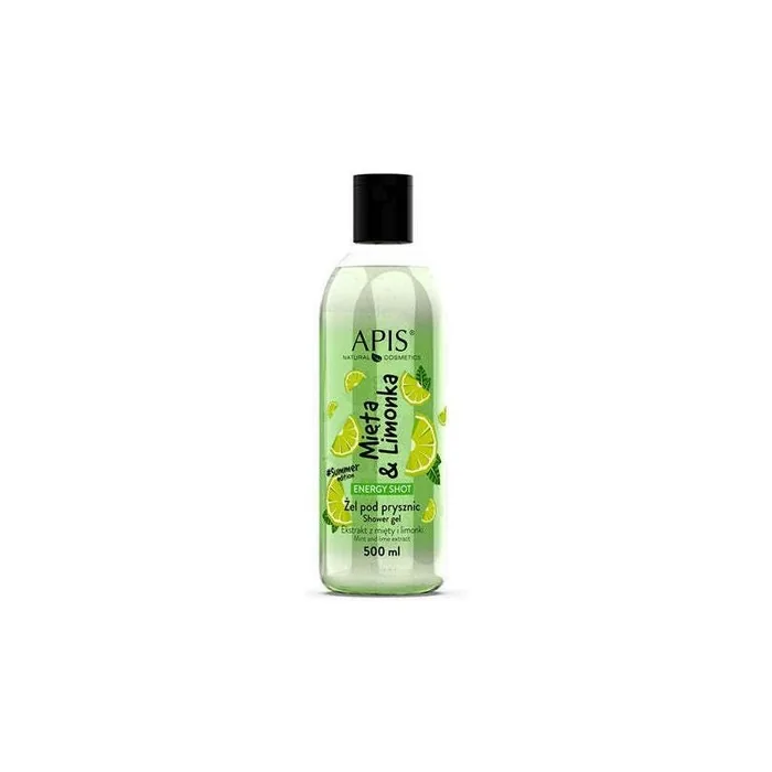 Apis Energy Shot Mint & Lime Shower Gel 500ml