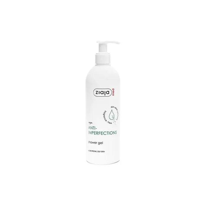 Ziaja Med Anti-Imperfections Shower Gel 400ml for Oily and Acne-Prone Skin