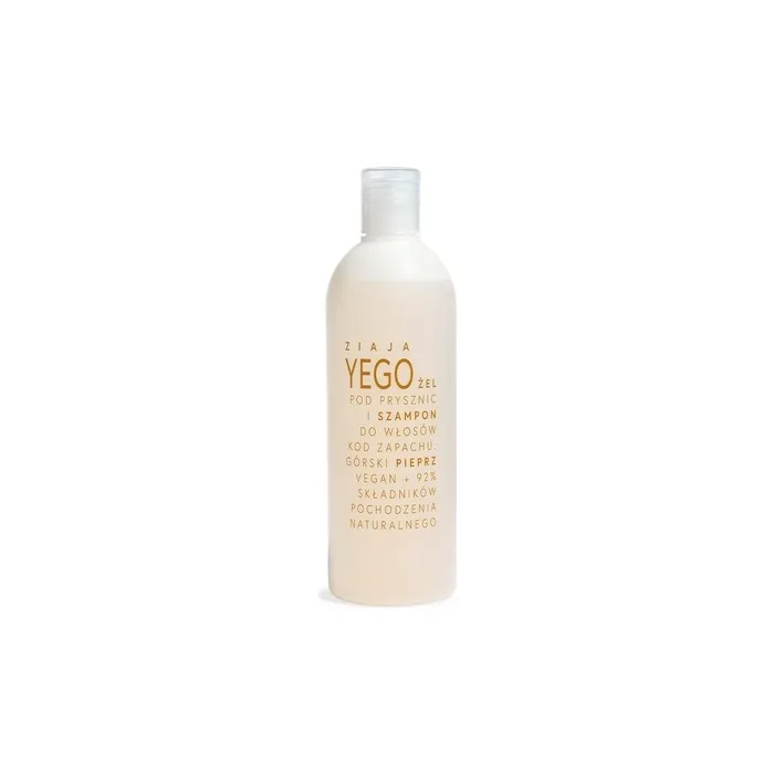 Ziaja Yego Shower Gel And Shampoo For Hair Mountain Pepper 400ml
