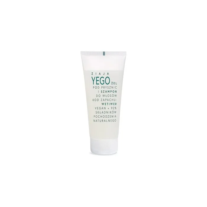 Yego Shower Gel And Shampoo For Hair Vetiver 200ml