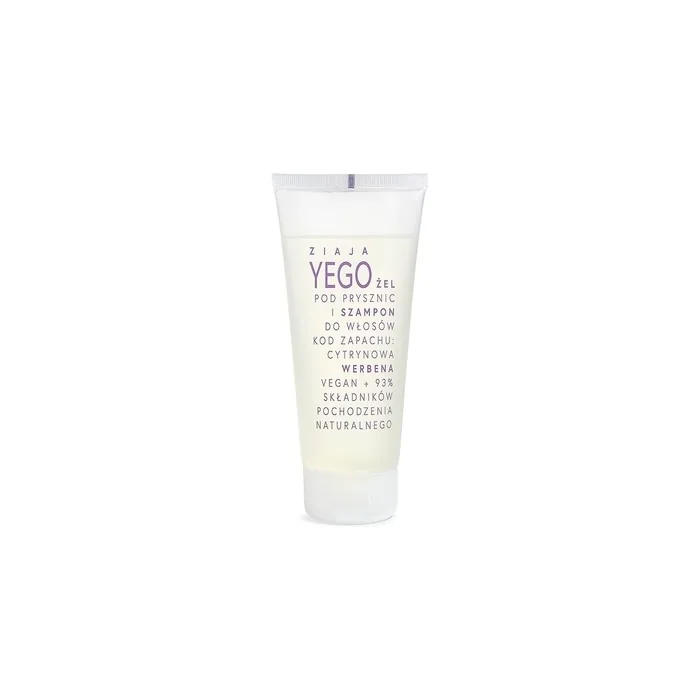 Yego Shower Gel And Shampoo For Hair Lemon Verbena 200ml