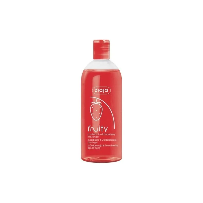 Ziaja Fruity Cranberry & Wild Strawberry Shower Gel 500ml