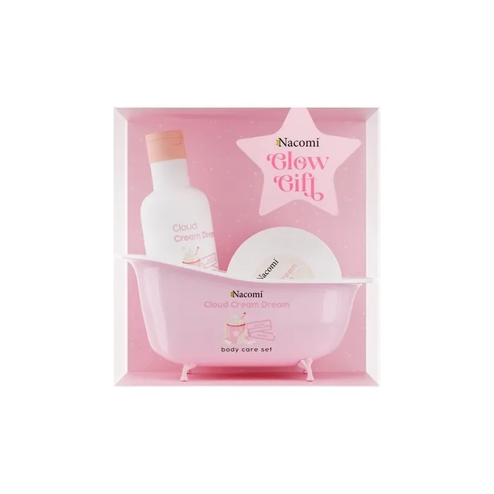 Nacomi Cloud Cream Dream Shower Gel 300ml Creamy Body Butter 100ml